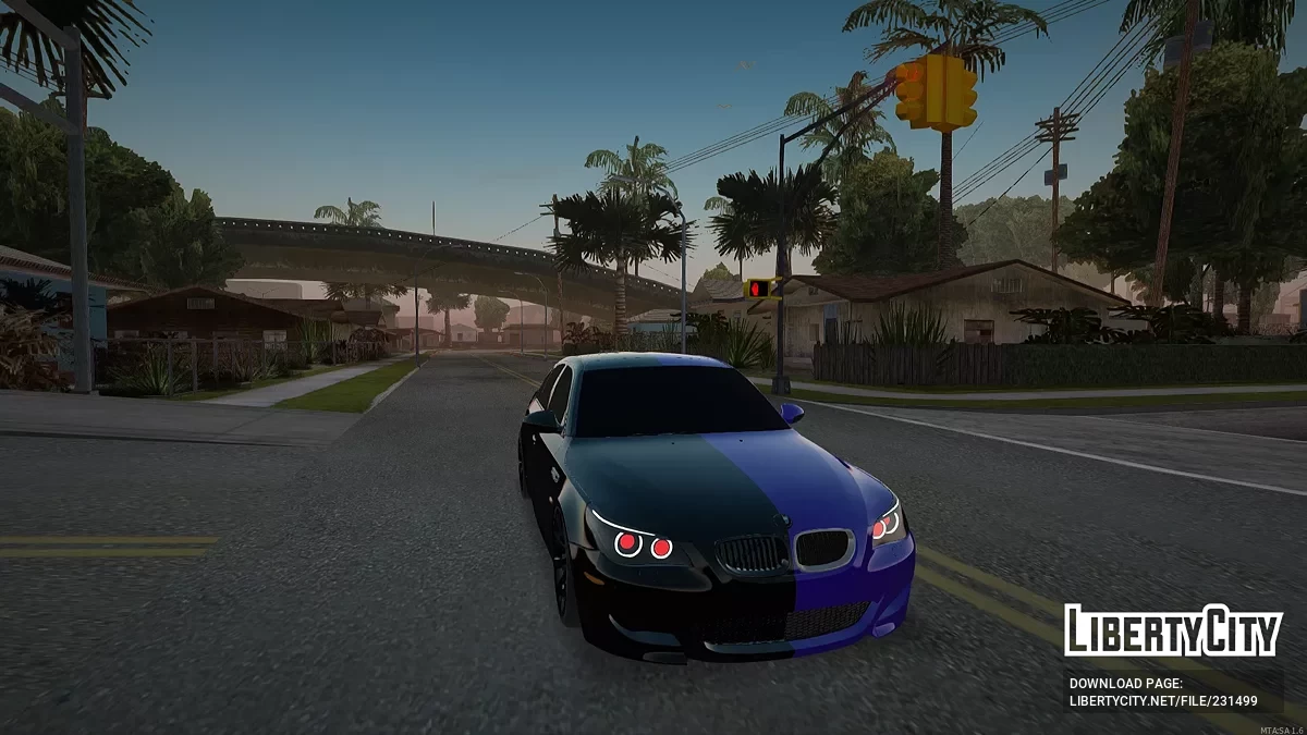 Индивидуальный дизайн BMW E60 / GTA San Andreas
