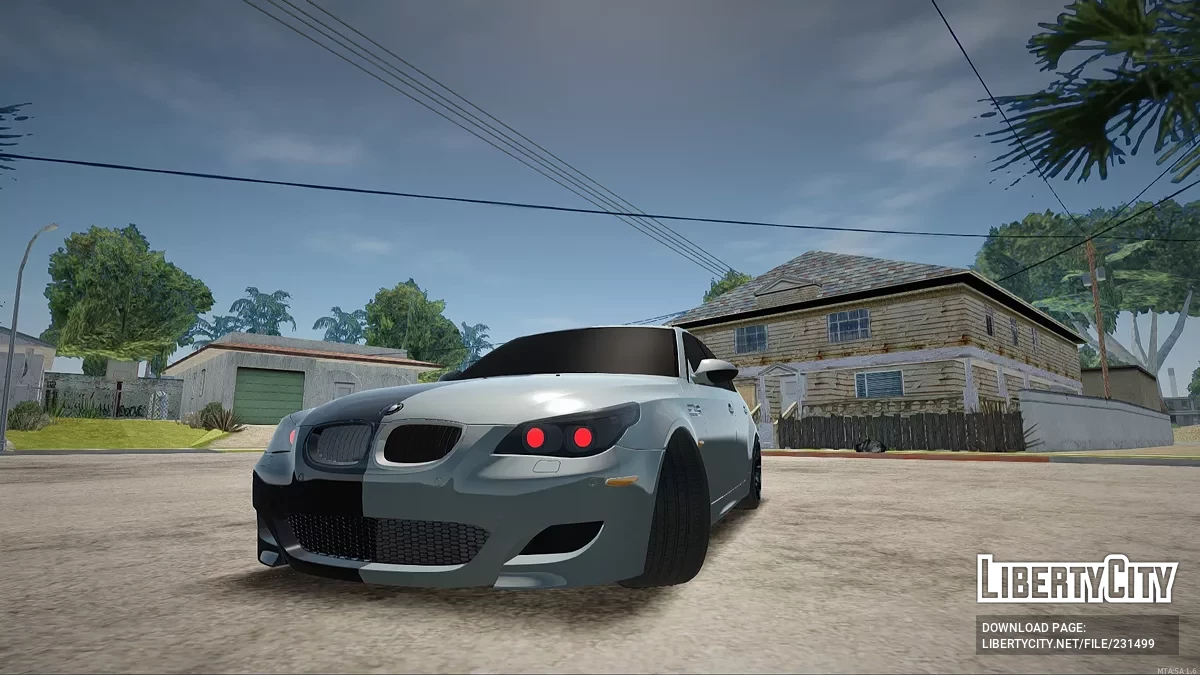 Индивидуальный дизайн BMW E60 / GTA San Andreas
