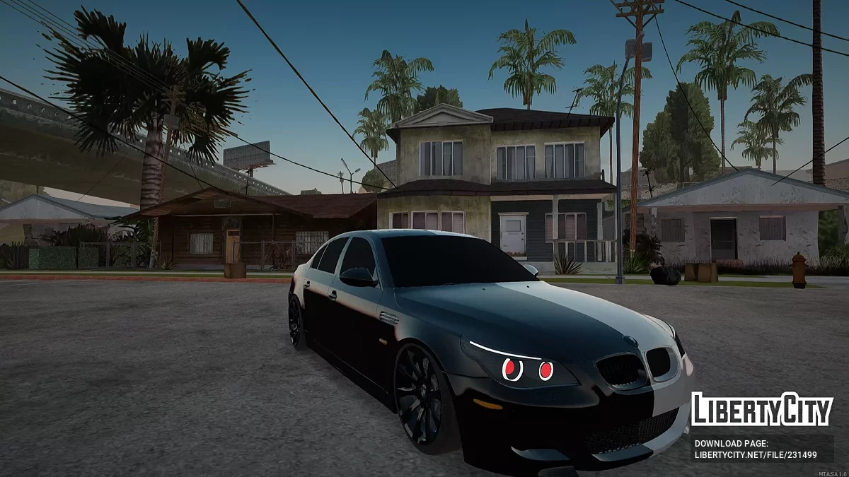 Индивидуальный дизайн BMW E60 / GTA San Andreas