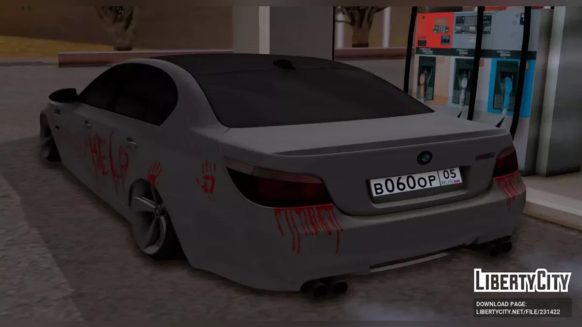 BMW M5 E60 Bloody livery / GTA San Andreas