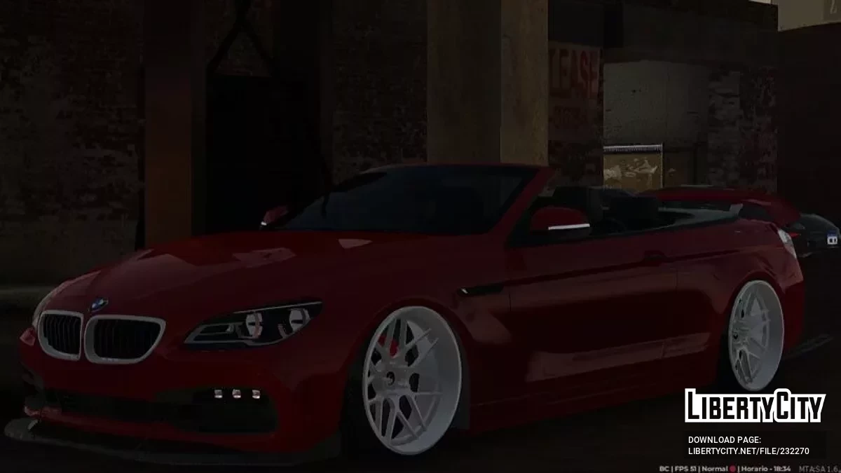 BMW 650i Cabriolet Stance / GTA San Andreas
