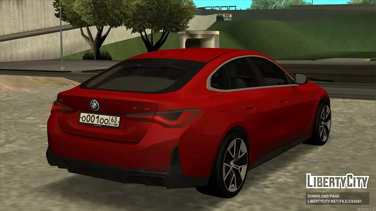 BMW i4 E-Drive 2022 / GTA San Andreas