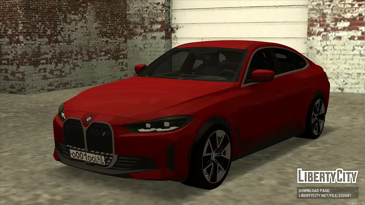 BMW i4 E-Drive 2022 / GTA San Andreas