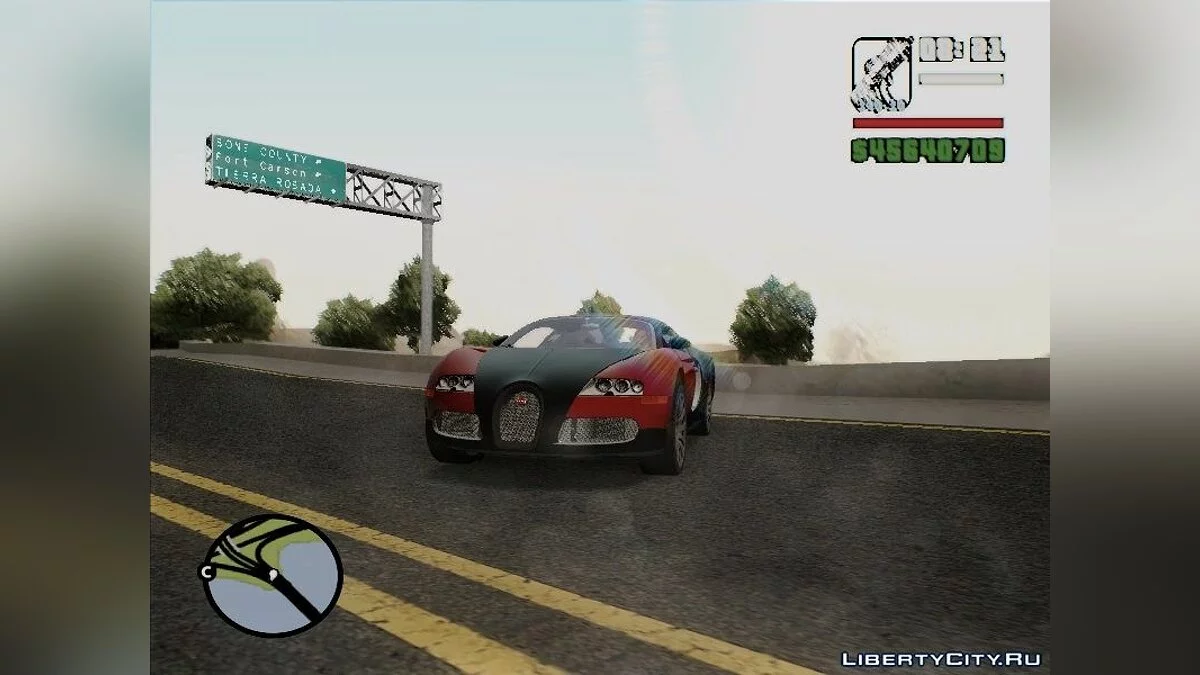 Bugatti Veyron 16,4 / GTA San Andreas