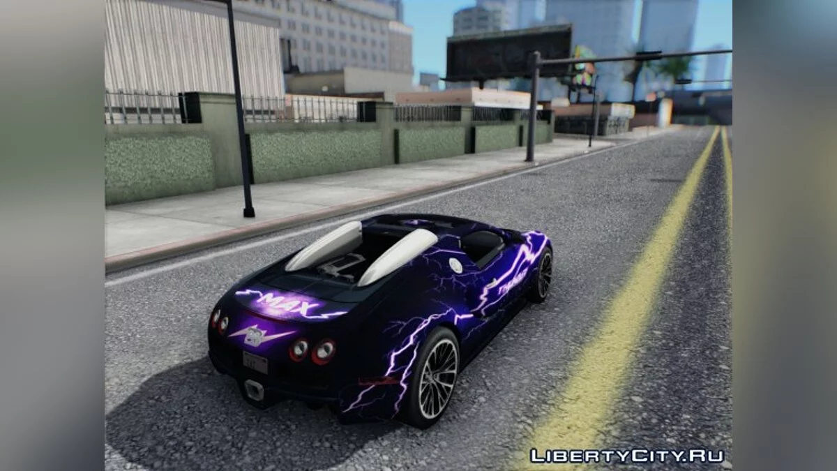 Bugatti Veyron 16.4 (ThunderMAX)  / GTA San Andreas
