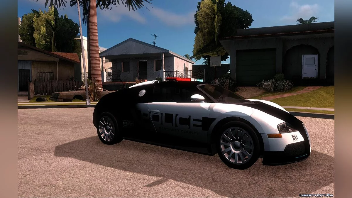 Buggati Veyron NFS HP Cop / GTA San Andreas