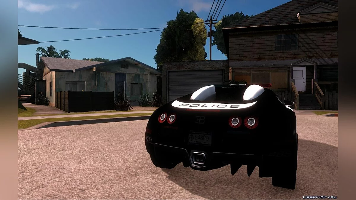 Buggati Veyron NFS HP Cop / GTA San Andreas