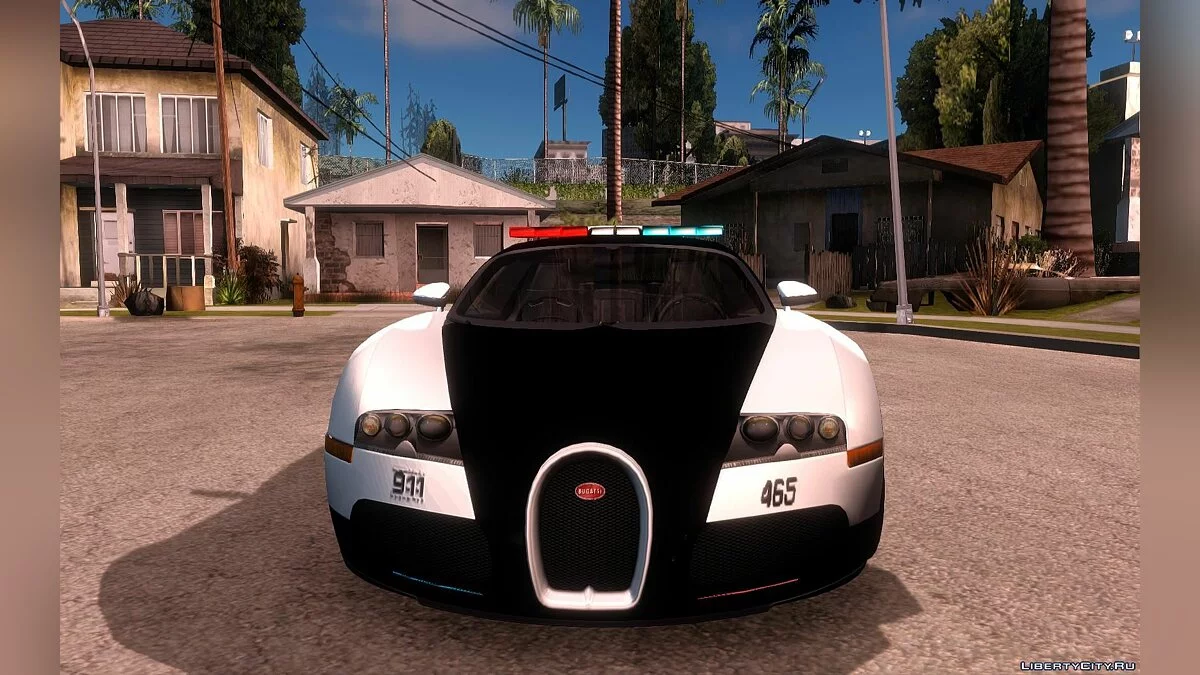 Buggati Veyron NFS HP Cop / GTA San Andreas