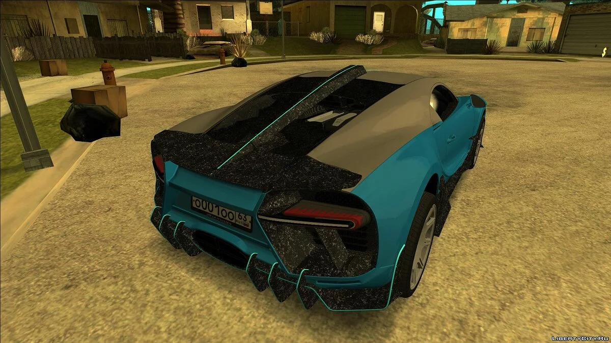 Bugatti Chiron с тюнингом / GTA San Andreas