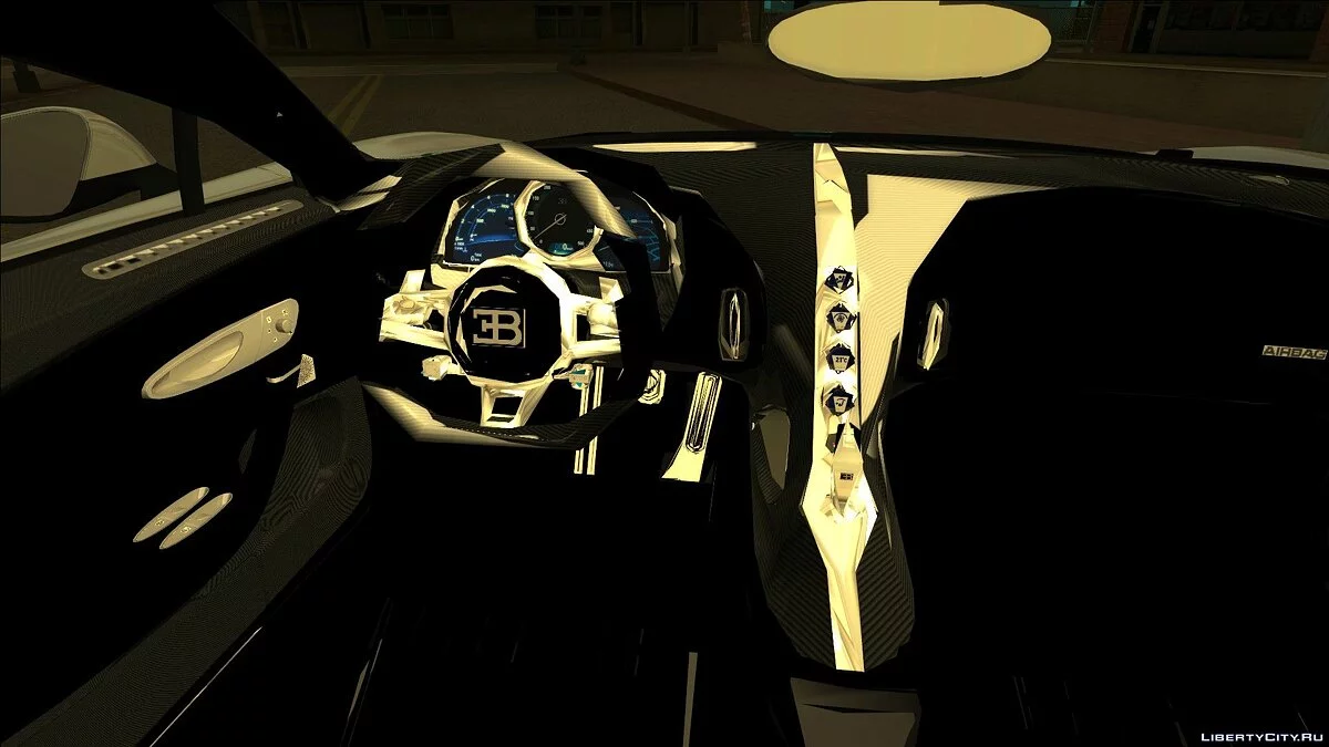 Bugatti Chiron Police 2017 / GTA San Andreas