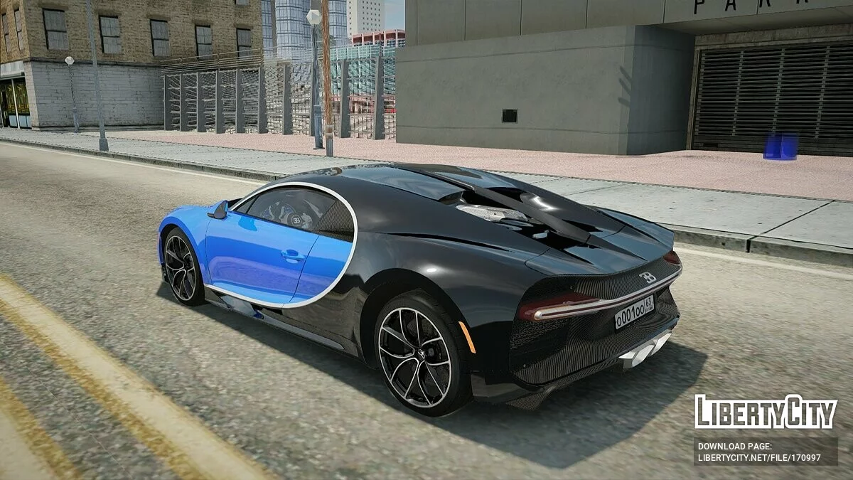 Bugatti Chiron / GTA San Andreas