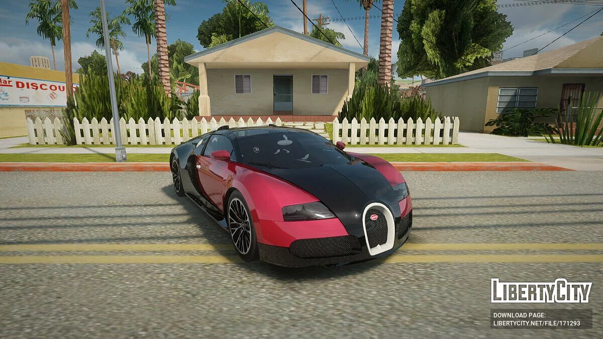 Bugatti Veyron / GTA San Andreas