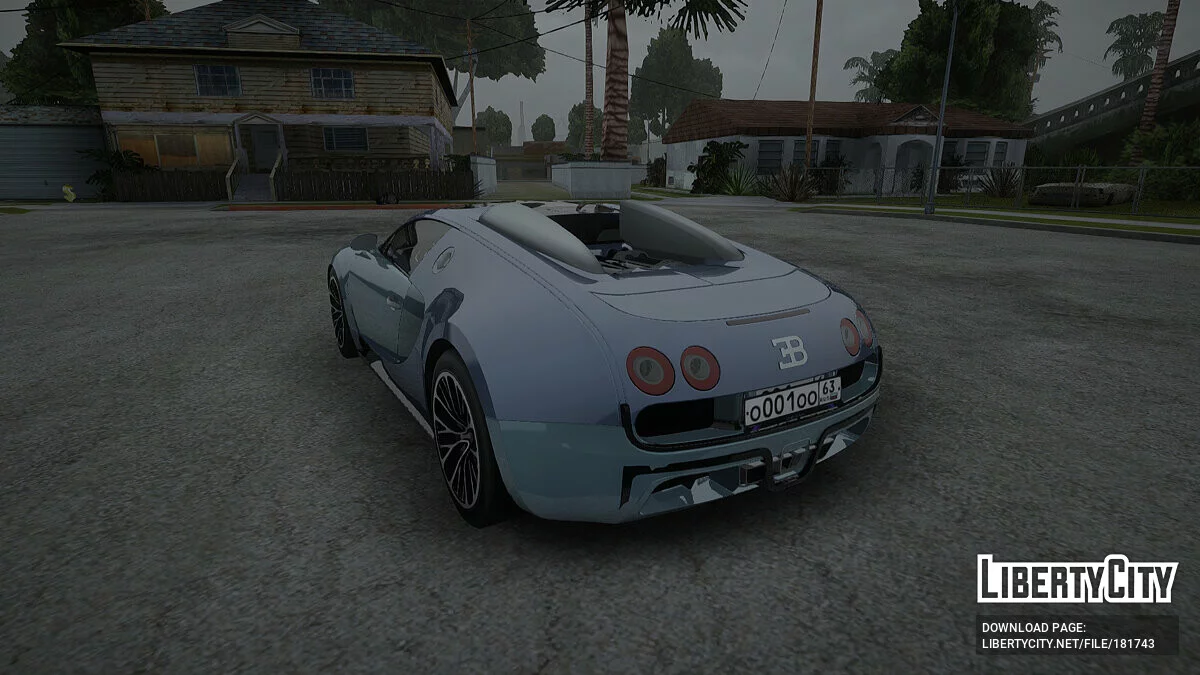 Bugatti Veyron / GTA San Andreas