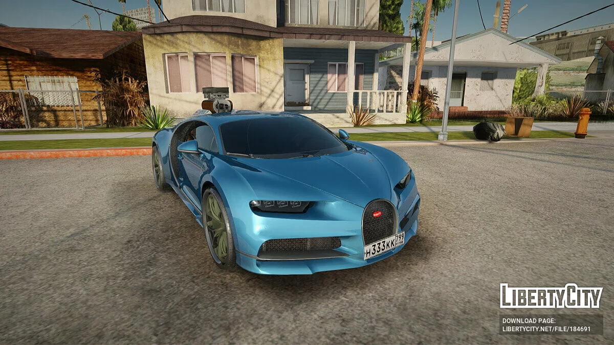 Bugatti Chiron / GTA San Andreas