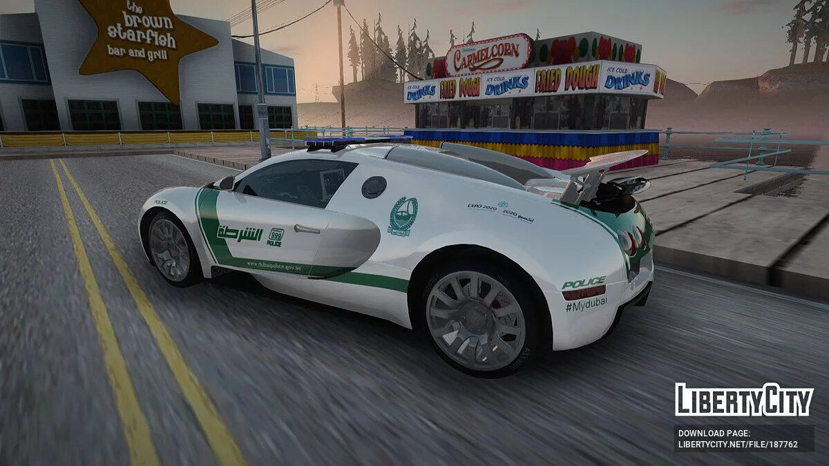 Bugatti Veyron Полиция Дубая / GTA San Andreas