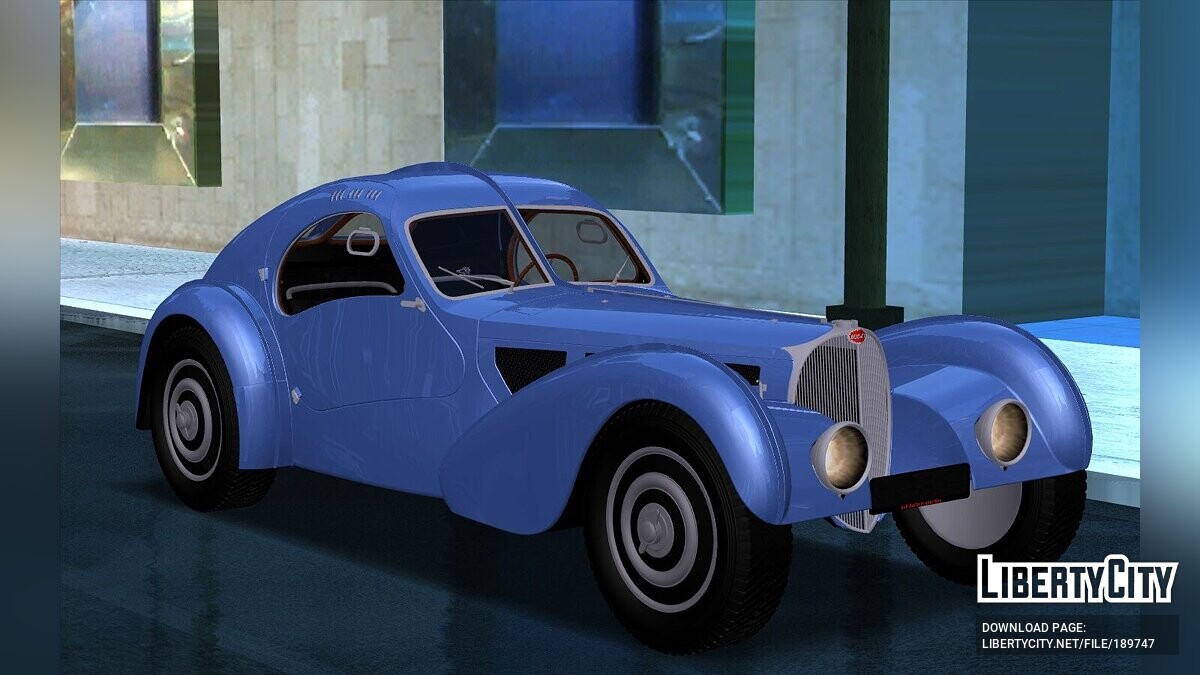 Машина Bugatti Bugatti Type 57sc Atlantic 1936 для GTA San Andreas