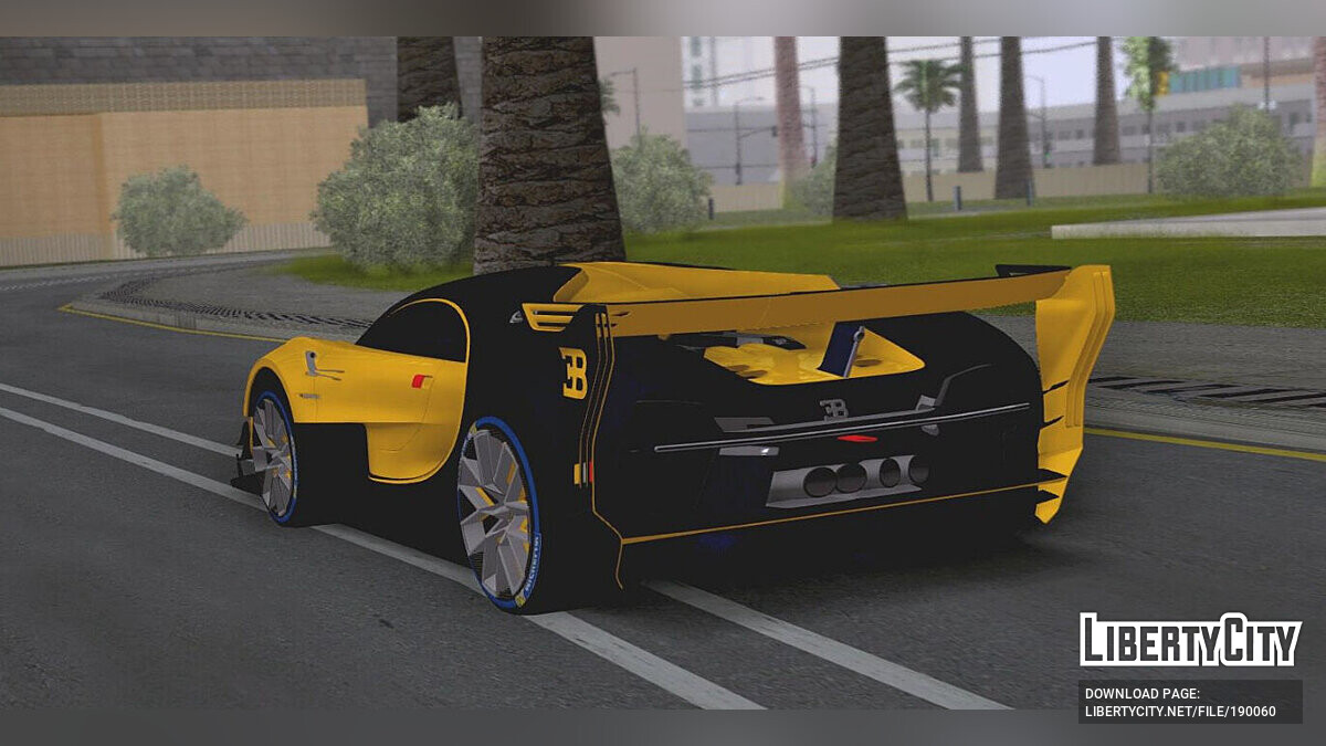 Машина Bugatti Bugatti Vision Gran Turismo для GTA San Andreas