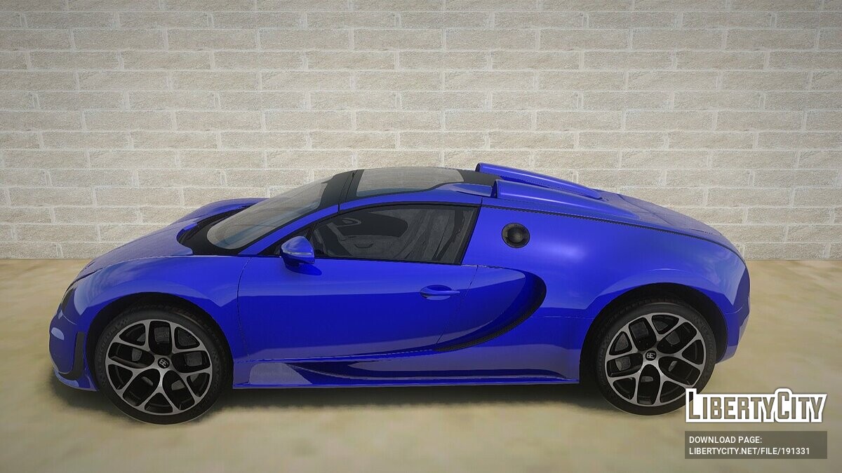 Машина Bugatti Bugatti Veyron для GTA San Andreas