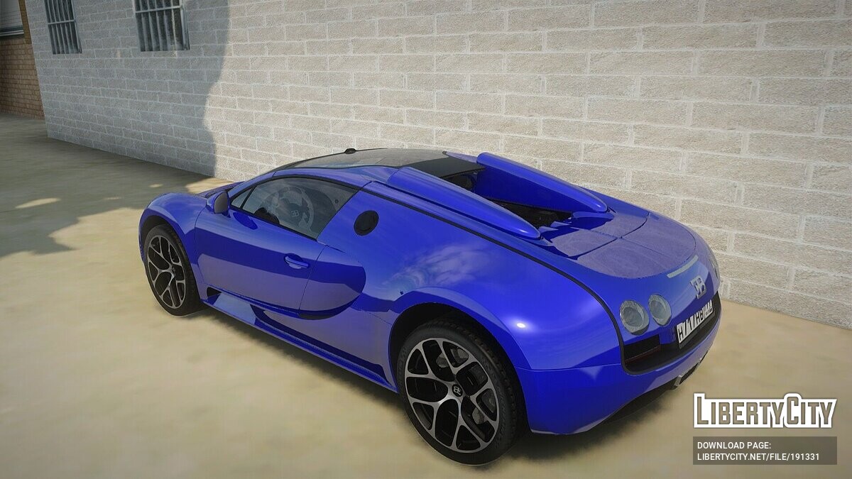 Машина Bugatti Bugatti Veyron для GTA San Andreas