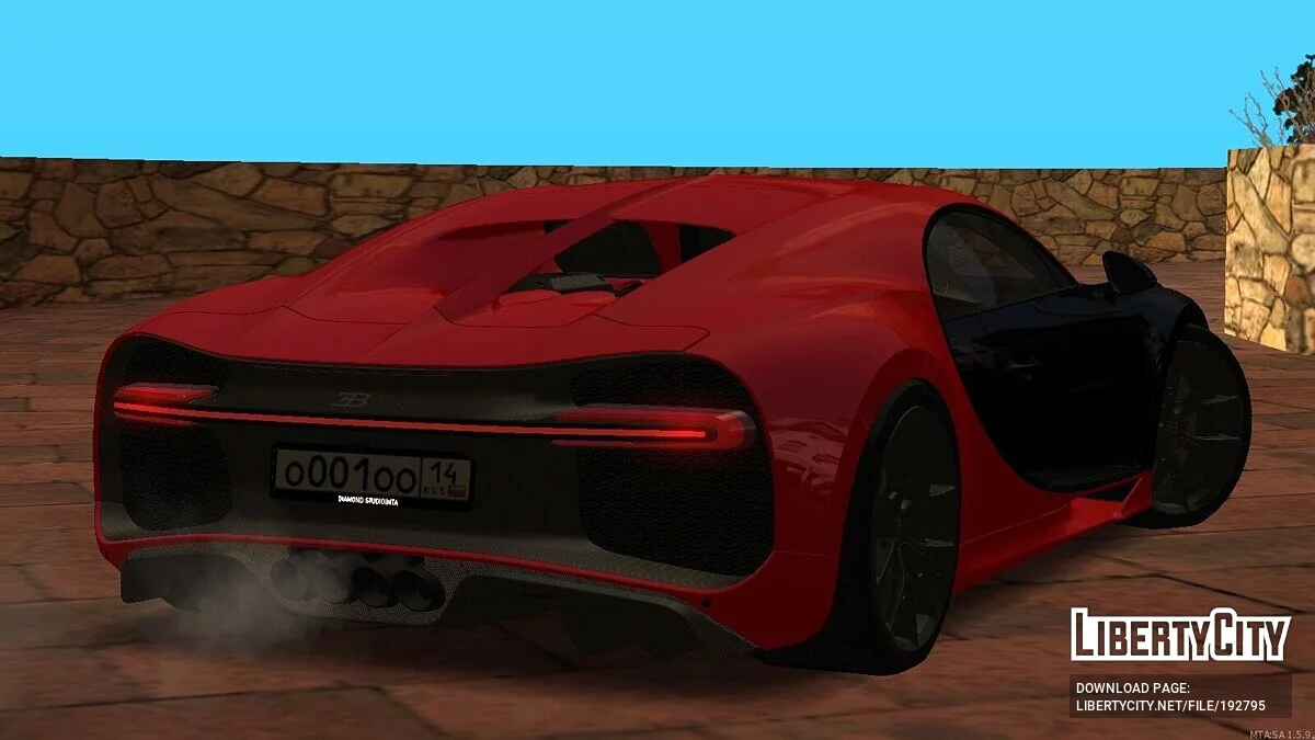 Bugatti Chiron + CCD / GTA San Andreas