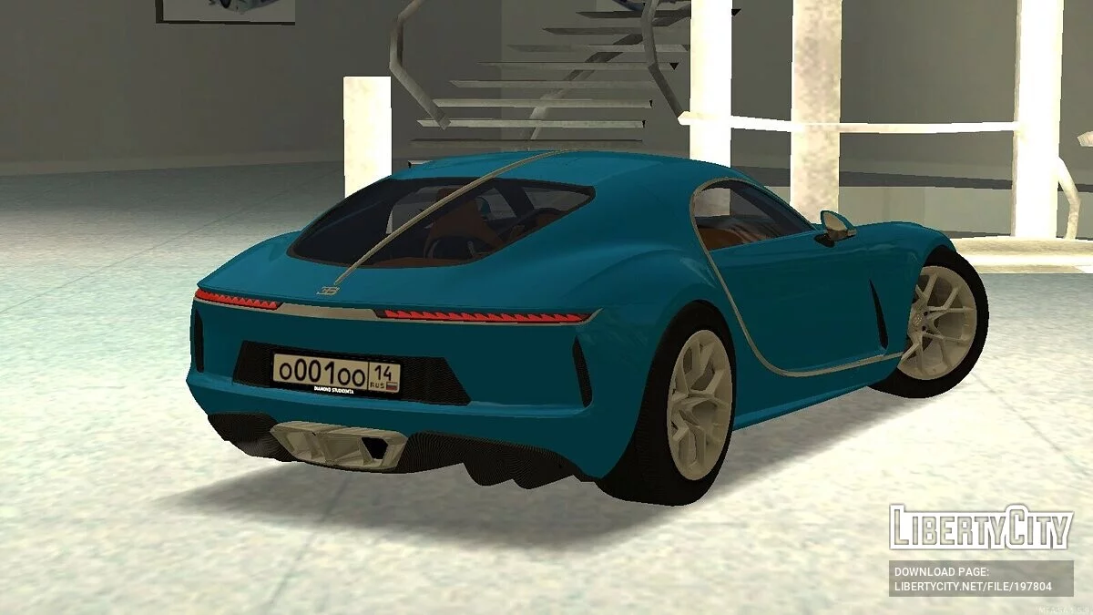 Bugatti Atlantic + CCD / GTA San Andreas