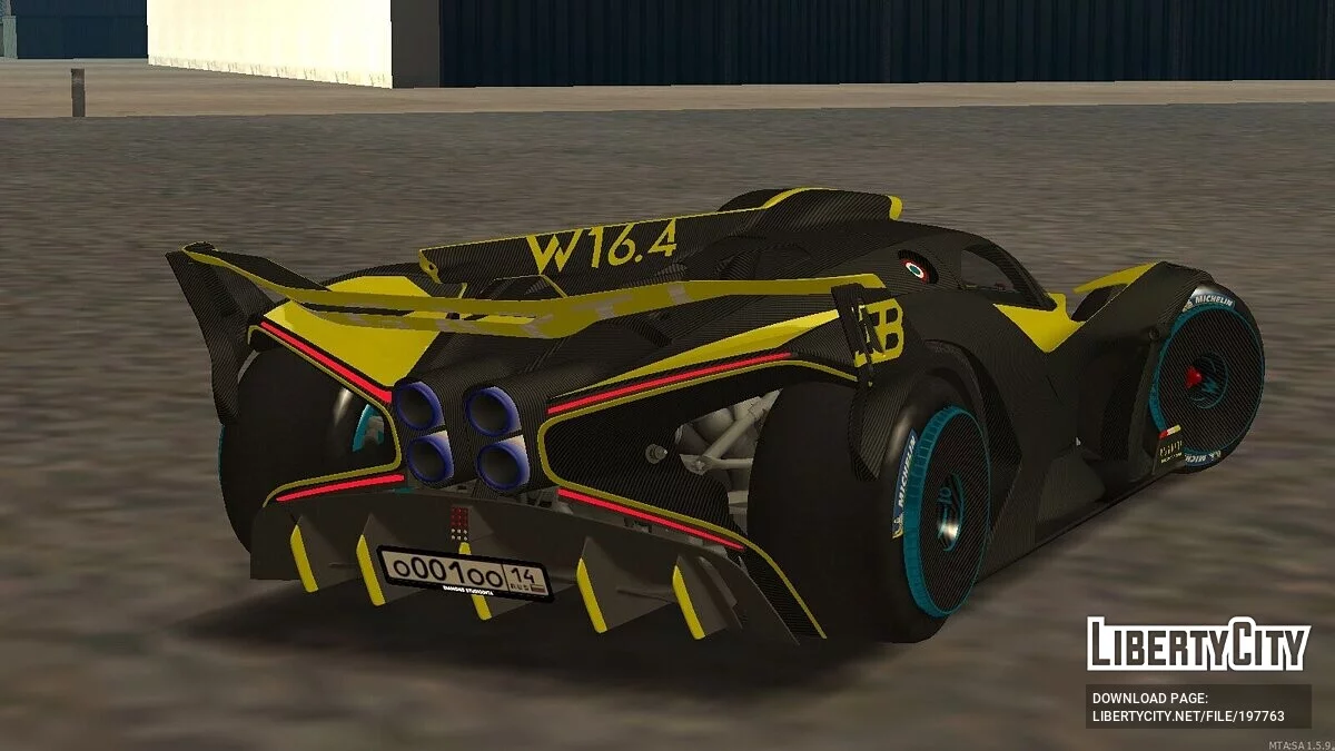 Bugatti Bolide + CCD / GTA San Andreas