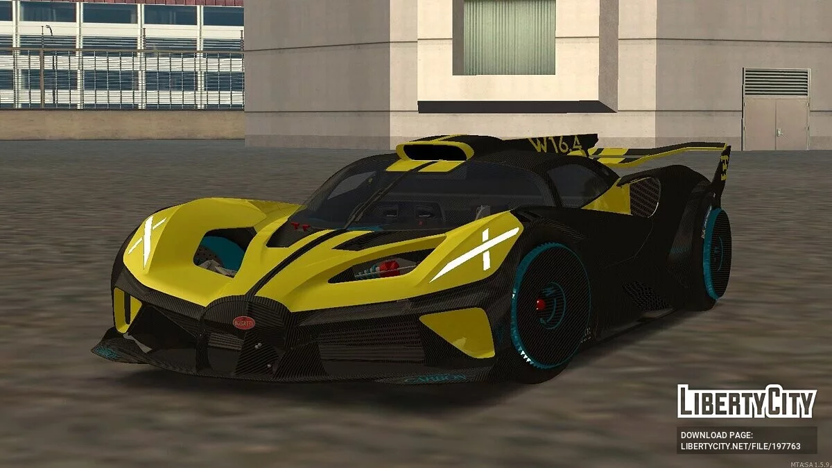 Bugatti Bolide + CCD / GTA San Andreas