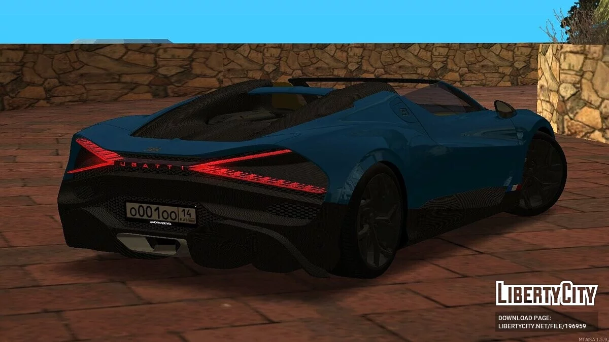 Bugatti Mistral + CCD / GTA San Andreas