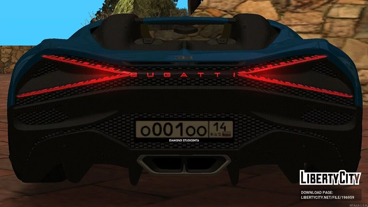 Bugatti Mistral + CCD / GTA San Andreas