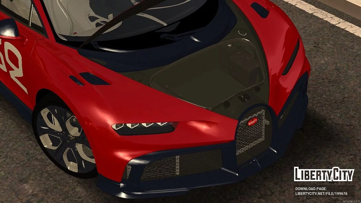 Bugatti Chiron Profilée 2023 + CCD / GTA San Andreas