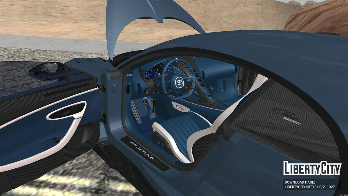 Bugatti Chiron Profilee 22 / GTA San Andreas