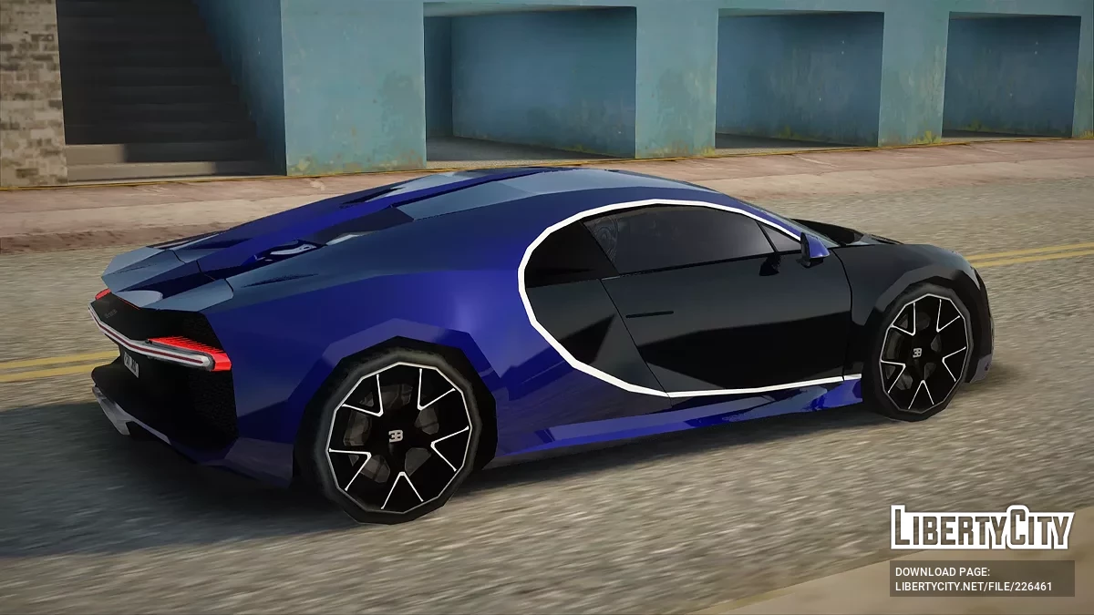 Bugatti Chiron 2018 [IVF] / GTA San Andreas