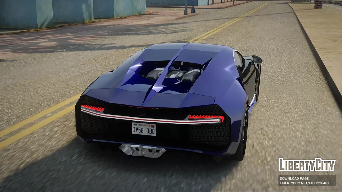 Bugatti Chiron 2018 [IVF] / GTA San Andreas