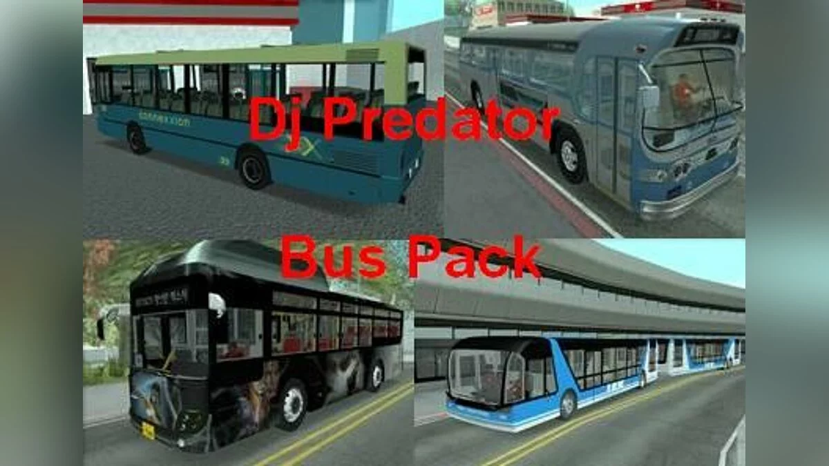 Big Bus Pack / GTA San Andreas