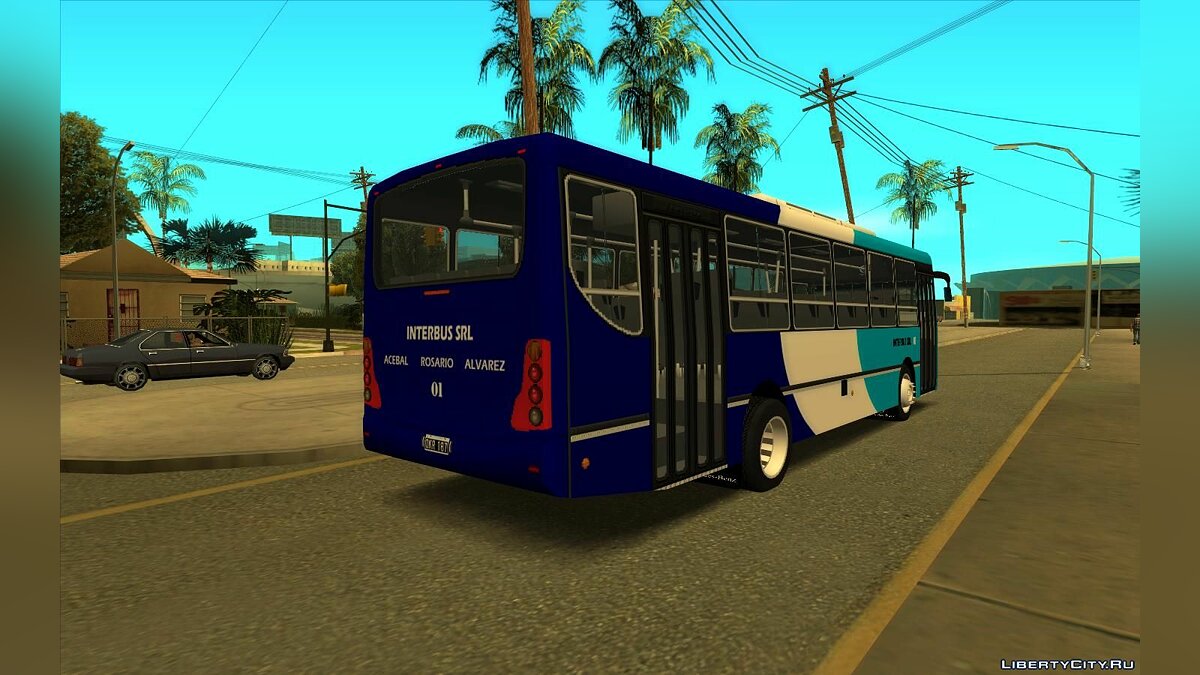 Italbus Bello III MB OF1418 - Interbus Bogado для GTA San Andreas - Картинка #2