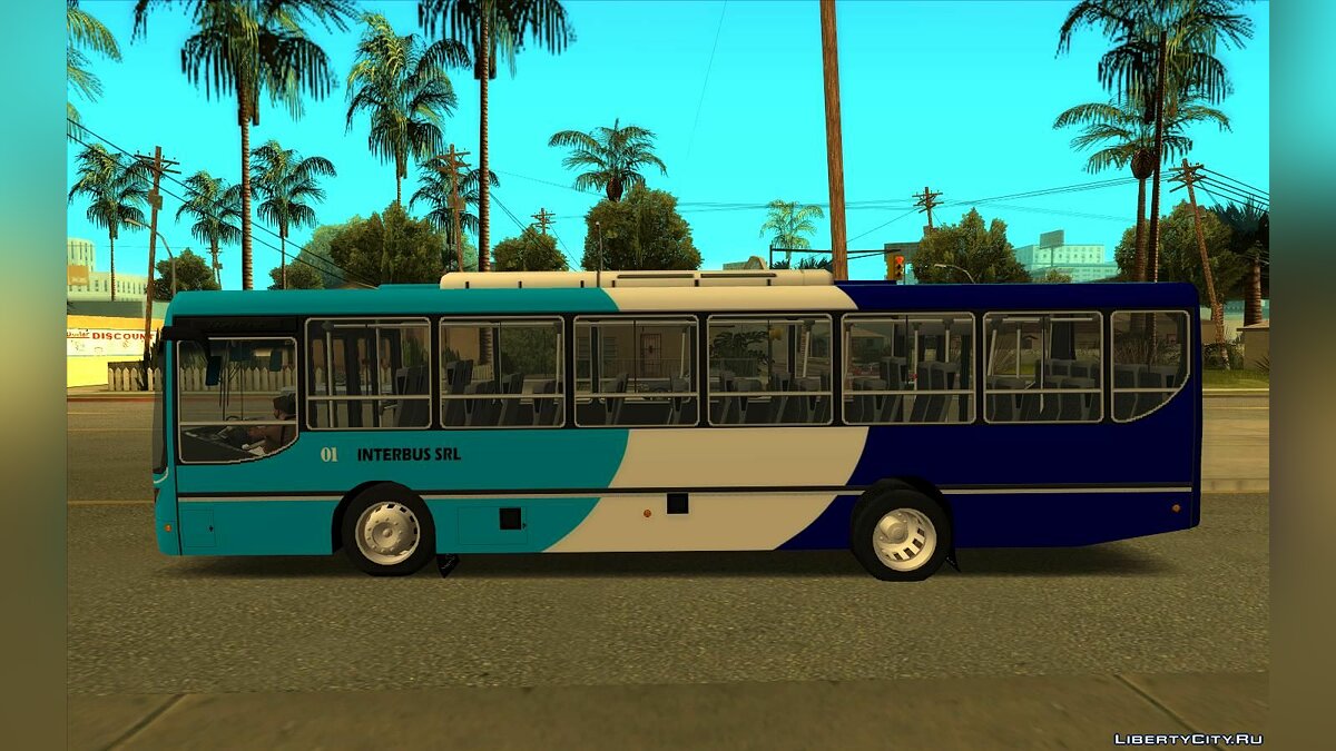 Italbus Bello III MB OF1418 - Interbus Bogado для GTA San Andreas - Картинка #3