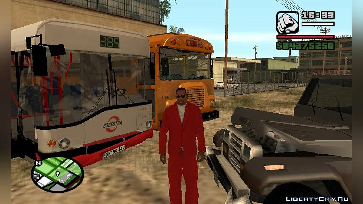 Улучшенные автобусы / GTA San Andreas