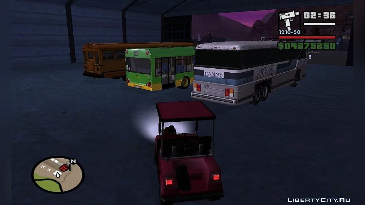 Улучшенные автобусы / GTA San Andreas