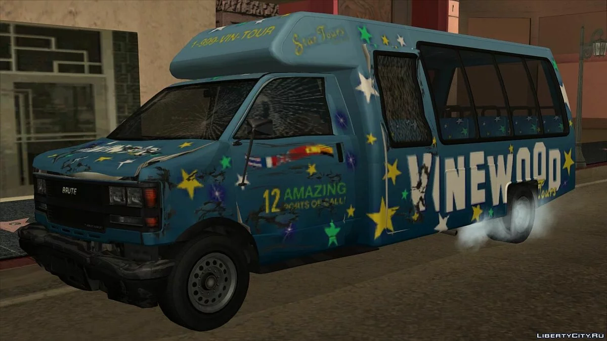 GTA V Экскурсионный (туристический) автобус / GTA San Andreas