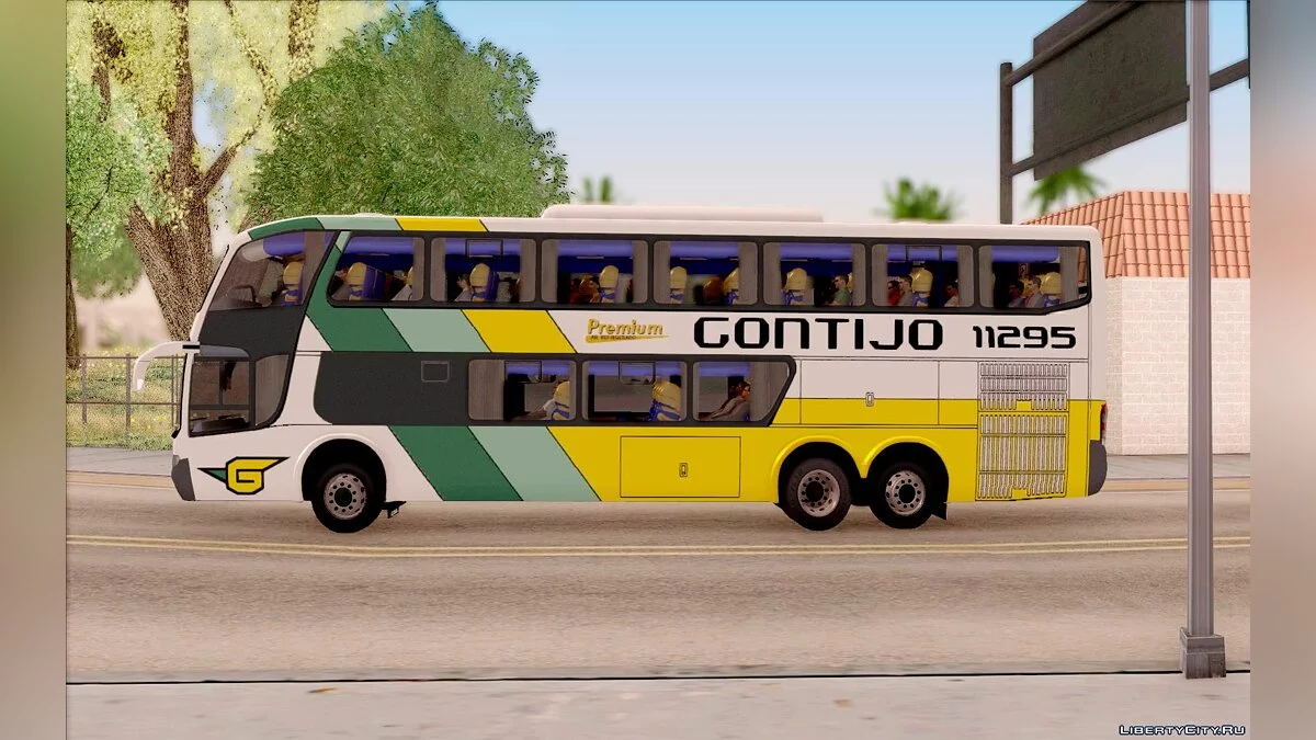 Marcopolo Allegro - DEL NORTE FIGHTERS 1018 / GTA San Andreas