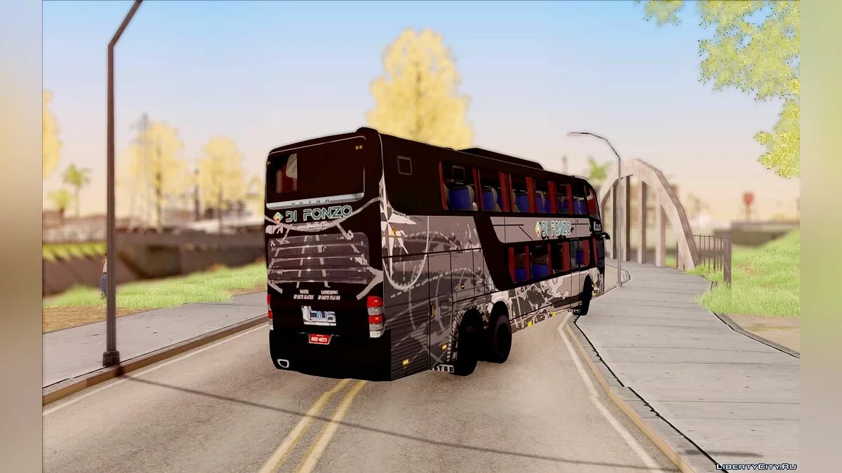 Marcopolo G6 1800 Di Fonzo Autolinee Gray / GTA San Andreas
