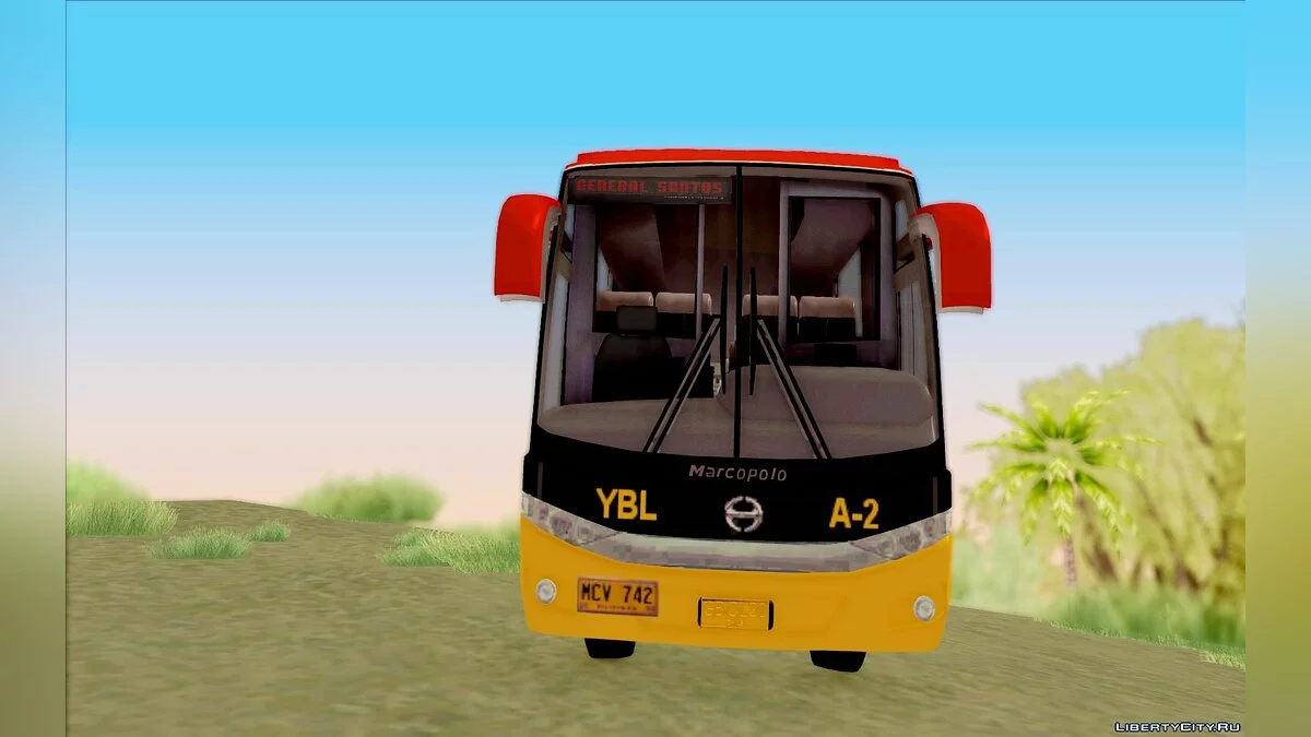 Marcopolo G7 - Yellow Bus Line A-2 / GTA San Andreas