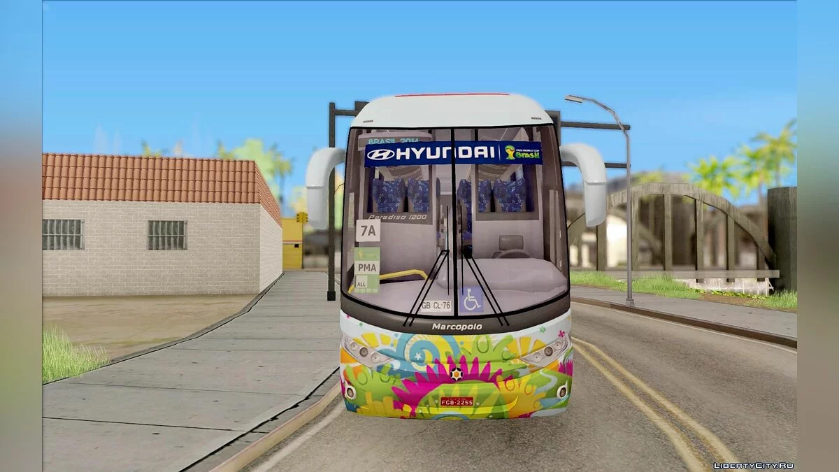 Marcopolo Paradiso 1200 Brazil Fifa World Cup / GTA San Andreas