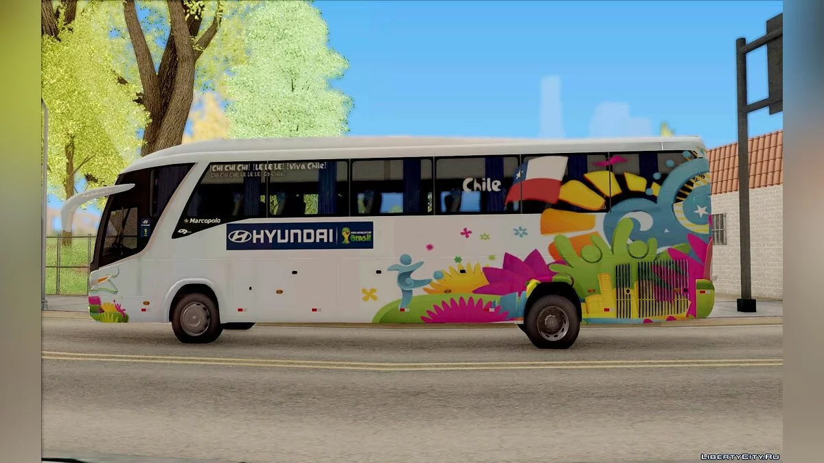 Marcopolo Paradiso 1200 Brazil Fifa World Cup / GTA San Andreas