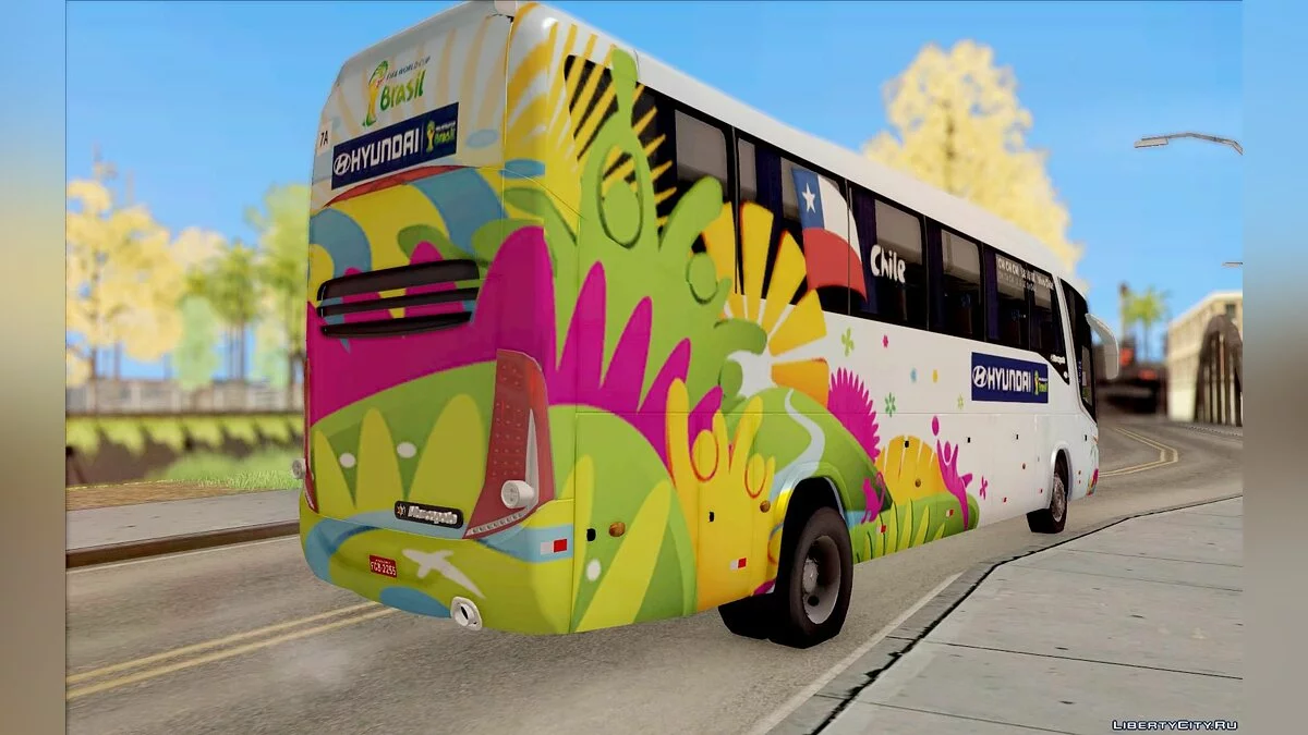 Marcopolo Paradiso 1200 Brazil Fifa World Cup / GTA San Andreas