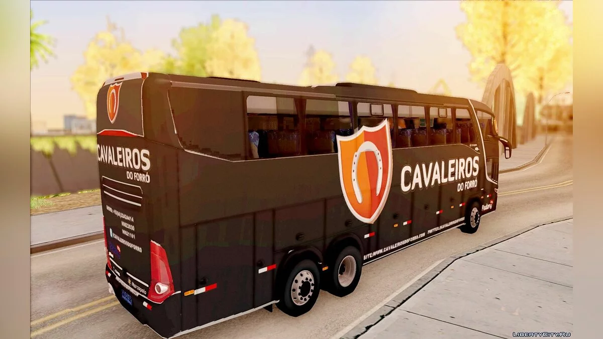 Marcopolo Paradiso G7 1600LD Scania K420 Cavaleiros do Forro / GTA San Andreas