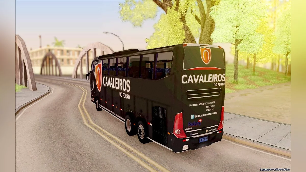 Marcopolo Paradiso G7 1600LD Scania K420 Cavaleiros do Forro / GTA San Andreas