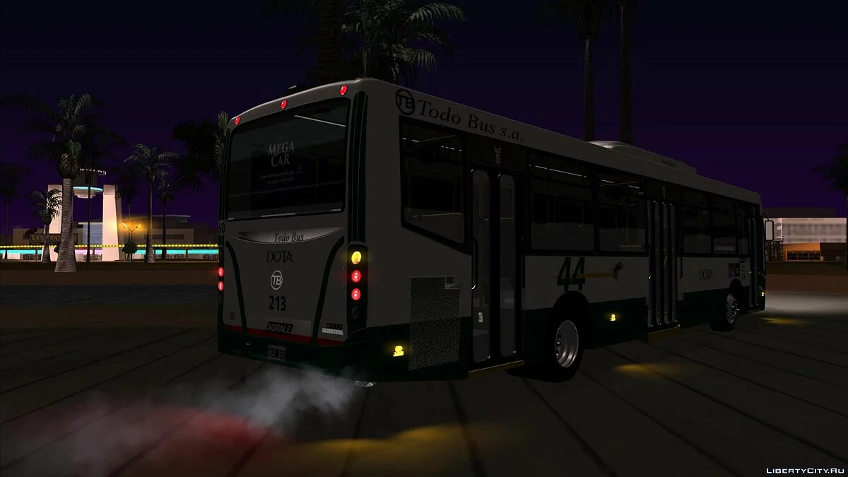 Linea 44 Todobus Pompeya II Agrale MT17 Interno 213 ImVehFt / GTA San Andreas