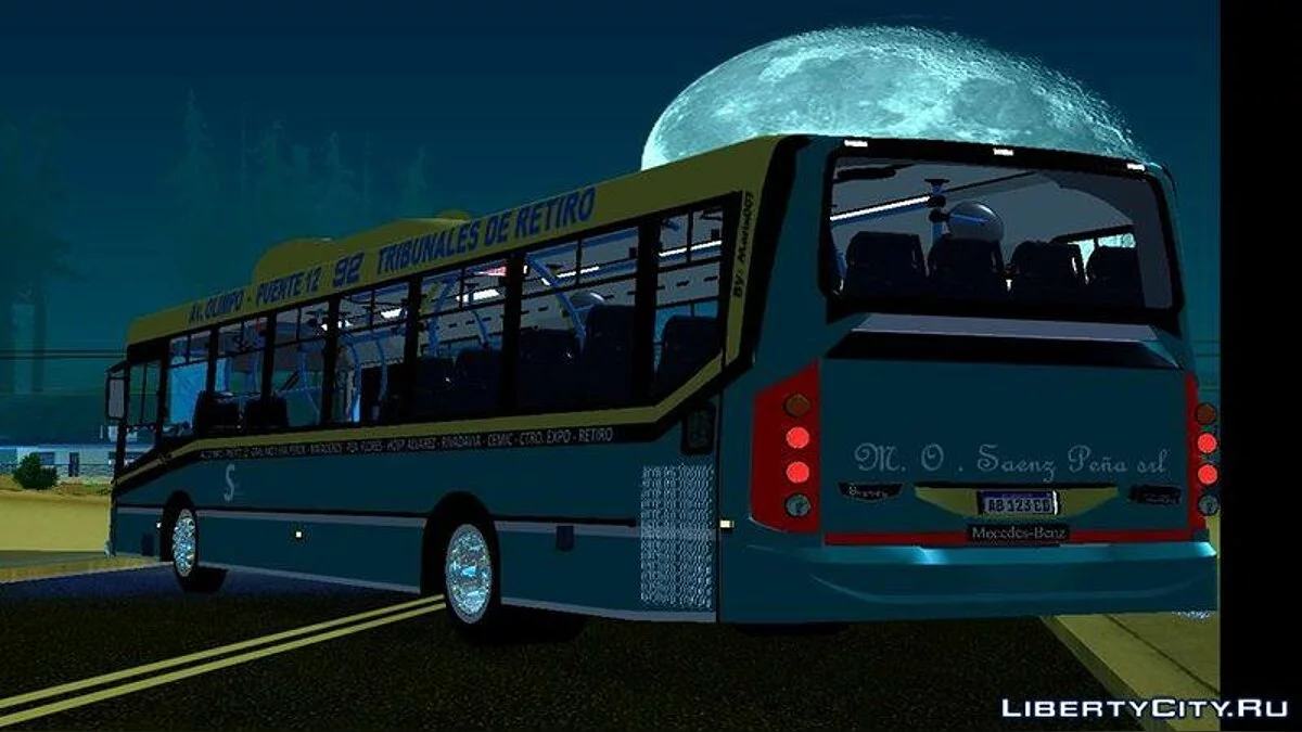 Mercedez Benz Metalpar Iguazu O-500 Linea 92 / GTA San Andreas