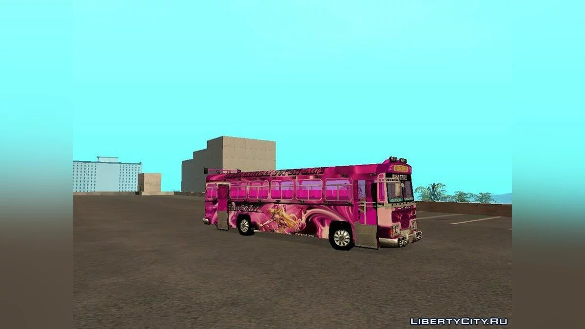 Автобус в розовой расцветке / GTA San Andreas